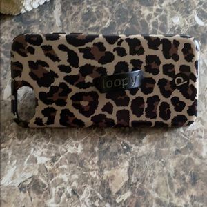 Loopy leopard iPhone 6/7/8/SE case